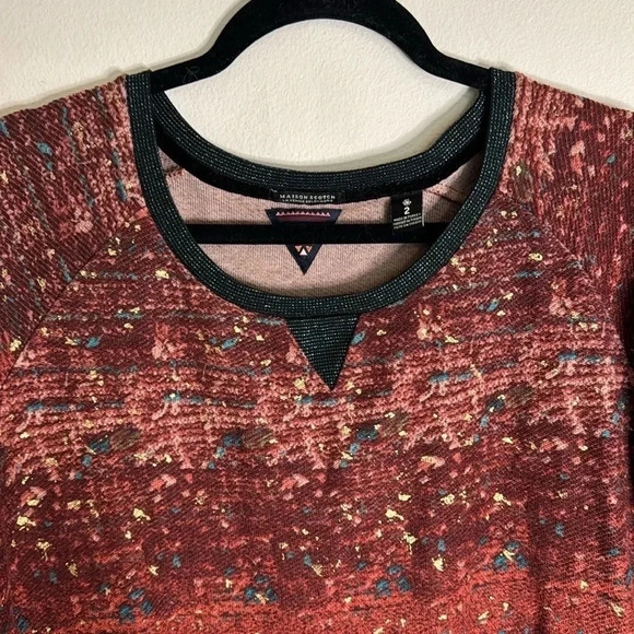 Maison Scotch Sweatshirt Size 2 - Picture 5 of 7